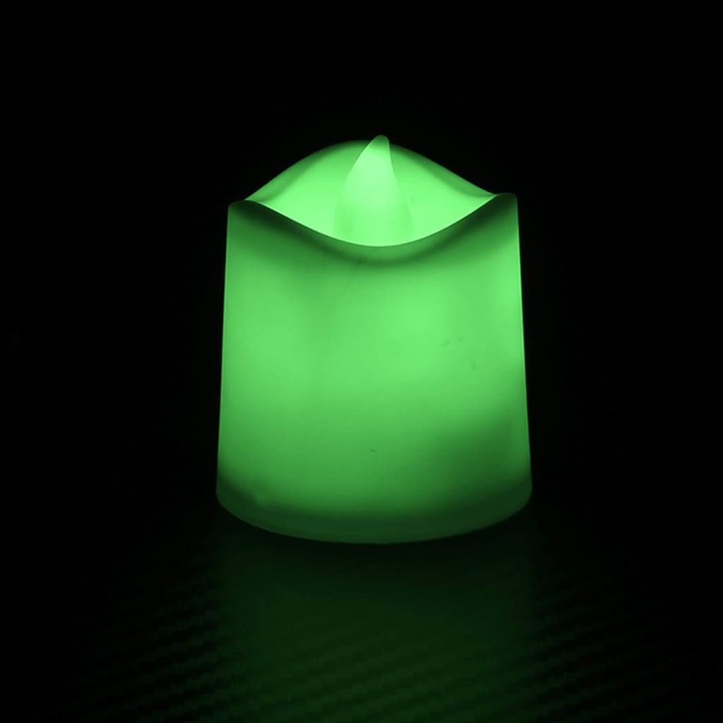 Lumânări pastile electrice fără flacără cu LED 12 buc. colorate Lando - Lando