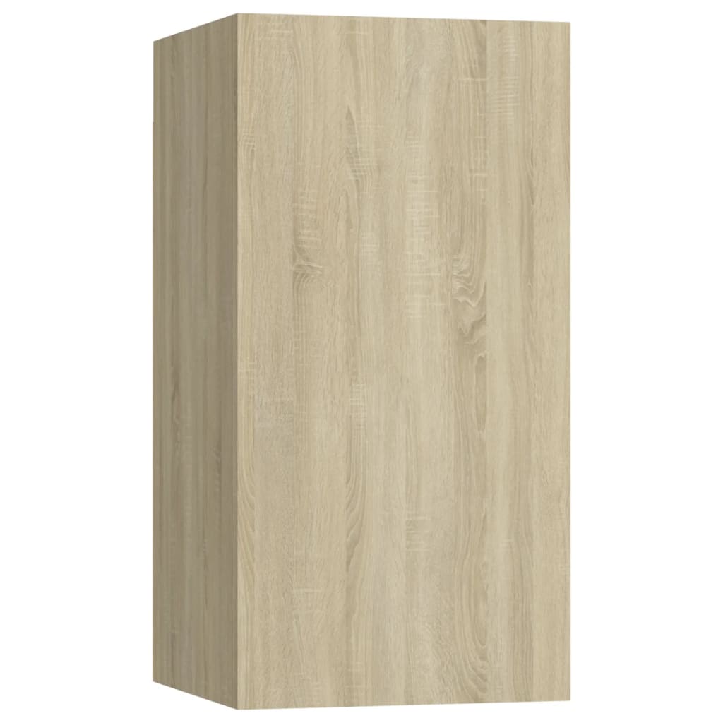 Dulapuri TV, 4 buc. stejar Sonoma 30,5x30x60 cm, lemn prelucrat Lando - Lando