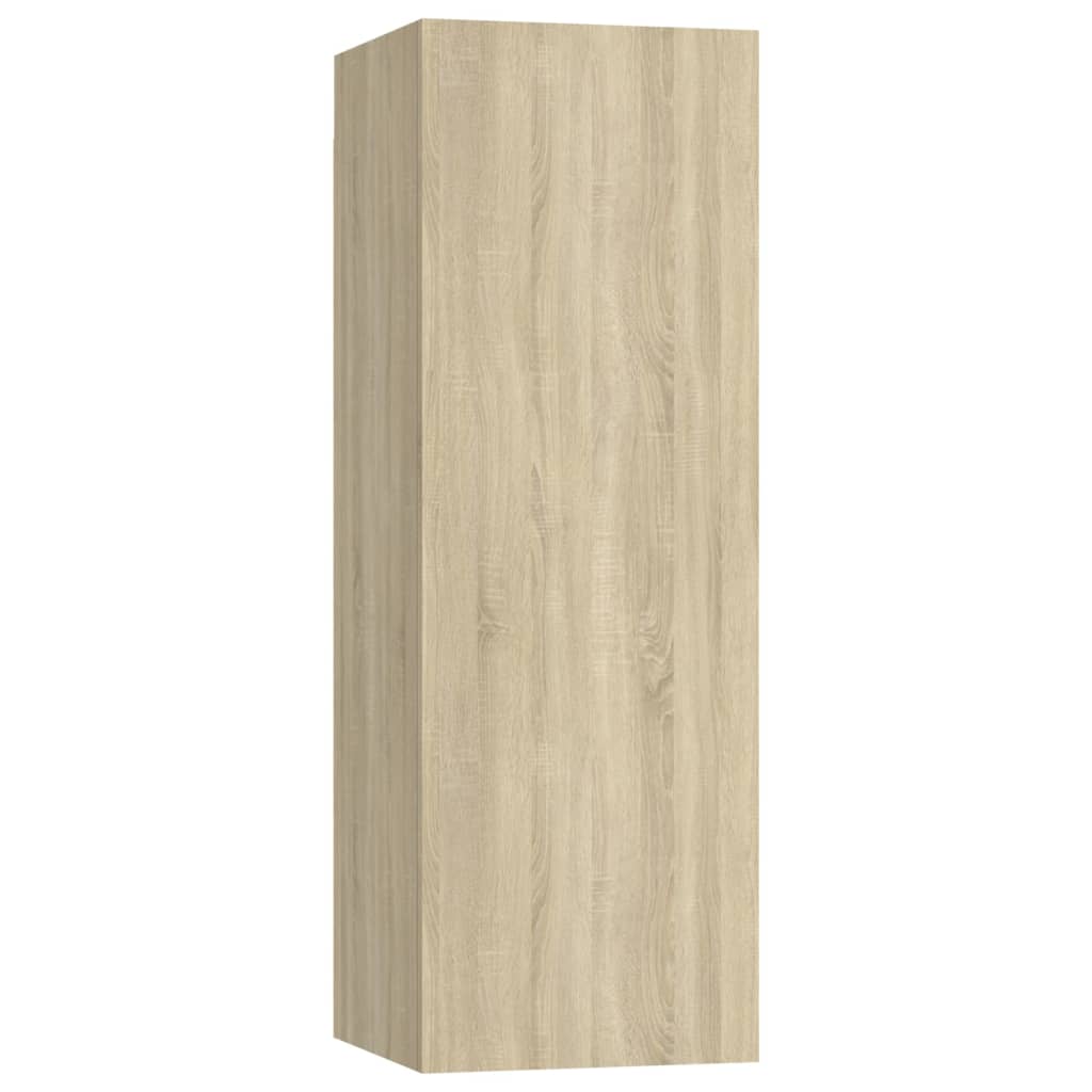 Dulapuri TV 4 buc. stejar Sonoma 30,5x30x90 cm, lemn prelucrat Lando - Lando