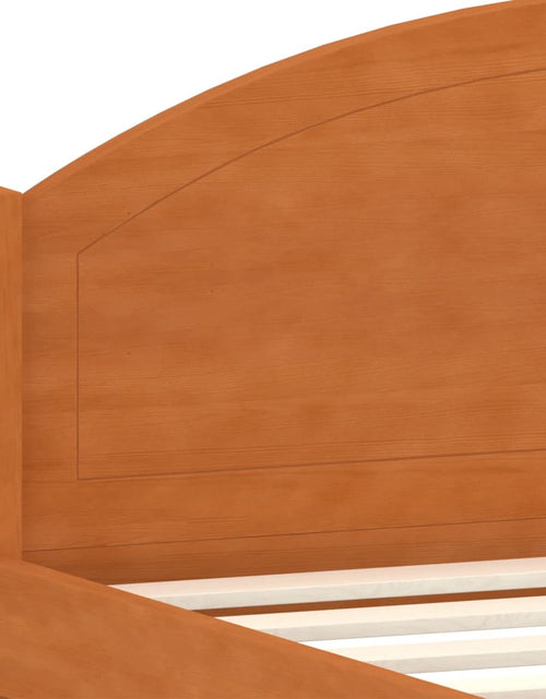 Încărcați imaginea în vizualizatorul Galerie, Cadru de pat, maro miere, 120x200 cm, lemn masiv de pin - Lando
