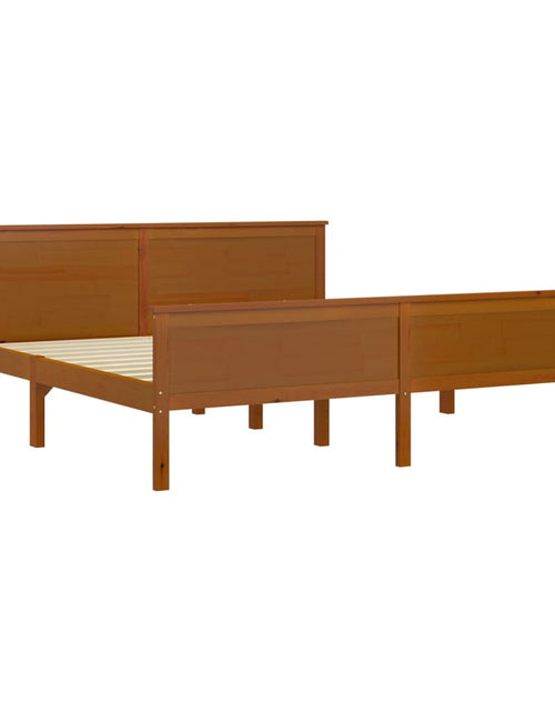 Încărcați imaginea în vizualizatorul Galerie, Cadru de pat, maro miere, 180x200 cm, lemn masiv de pin - Lando
