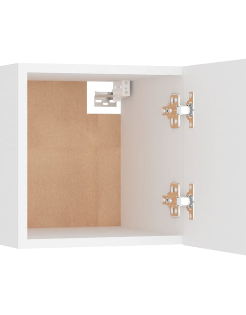 Загрузите изображение в средство просмотра галереи, Noptiere, 2 buc., alb, 30,5x30x30 cm, lemn prelucrat - Lando
