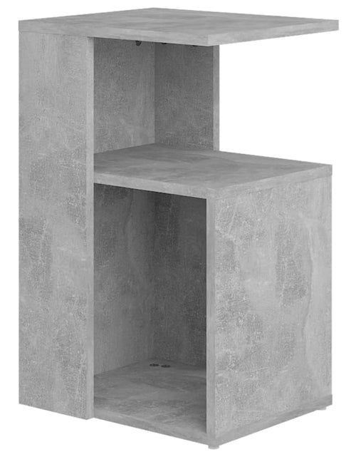 Încărcați imaginea în vizualizatorul Galerie, Masă laterală, gri beton, 36x30x56 cm, PAL - Lando
