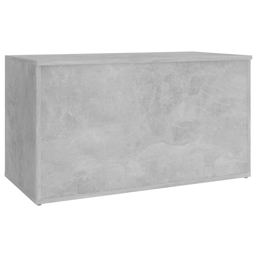 Cufăr de depozitare, gri beton, 84x42x46 cm, lemn compozit - Lando