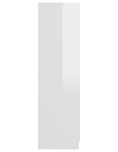 Încărcați imaginea în vizualizatorul Galerie, Șifonier, alb extralucios, 82,5x51,5x180 cm, PAL - Lando
