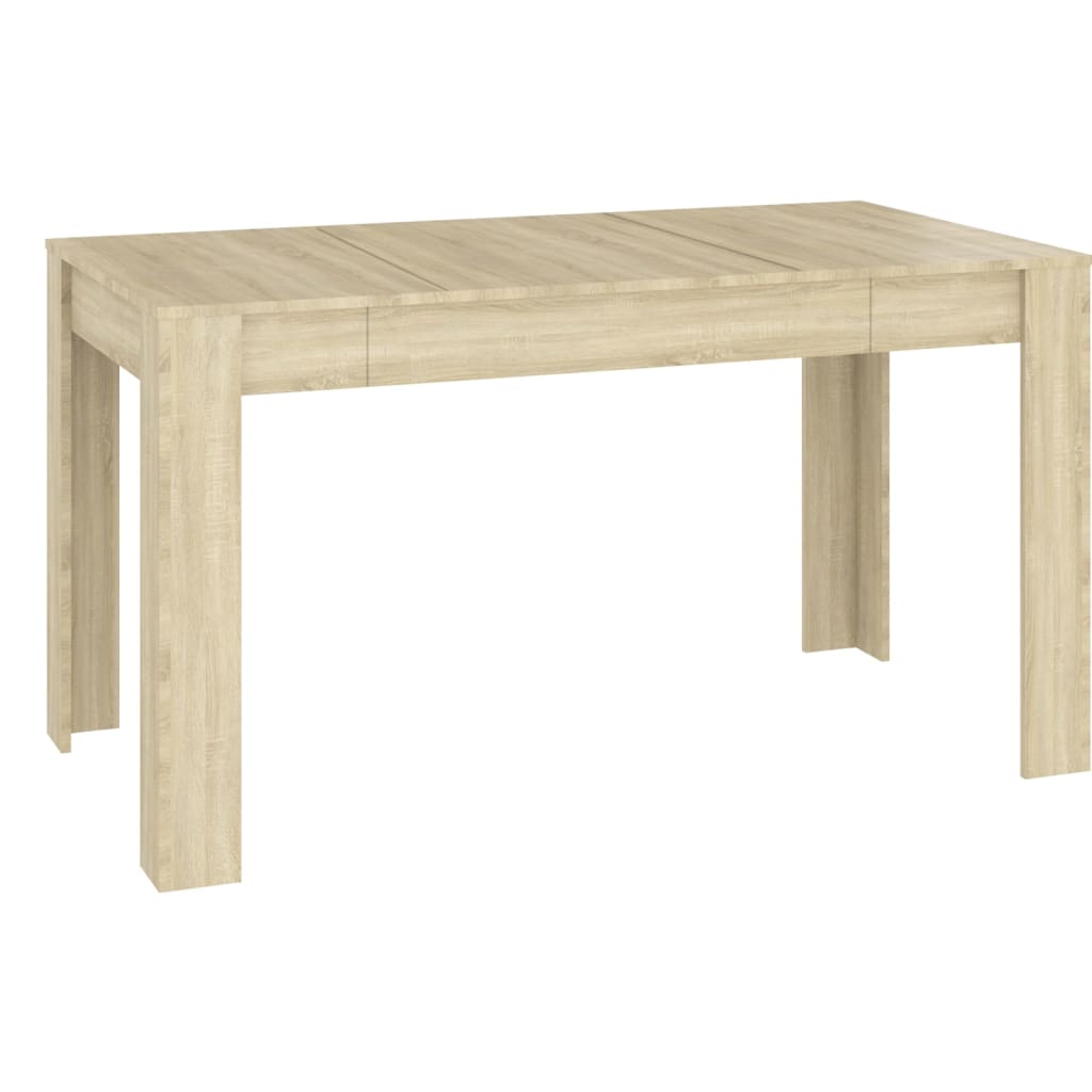 Masă de sufragerie stejar Sonoma 140x74,5x76 cm lemn prelucrat - Lando