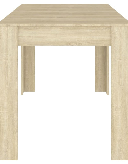 Încărcați imaginea în vizualizatorul Galerie, Masă de sufragerie stejar Sonoma 140x74,5x76 cm lemn prelucrat - Lando
