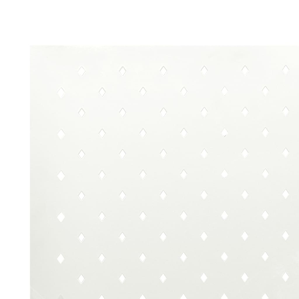 Paravan de cameră cu 6 panouri, alb, 240x180 cm, oțel - Lando