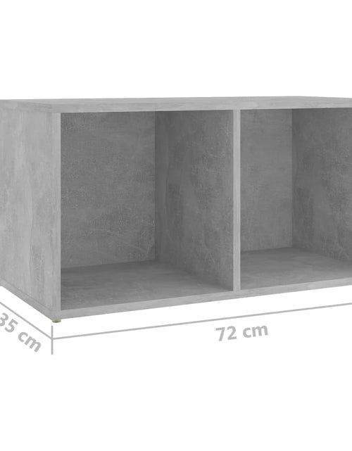 Încărcați imaginea în vizualizatorul Galerie, Dulapuri TV 2 buc gri beton, 72x35x36,5 cm lemn prelucrat - Lando
