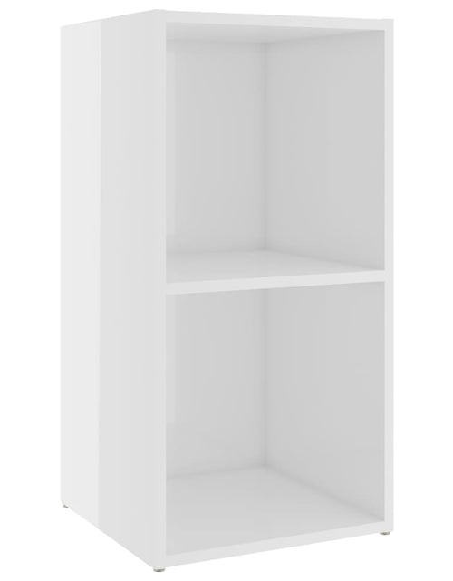 Încărcați imaginea în vizualizatorul Galerie, Dulapuri TV 2 buc alb extralucios 72x35x36,5 cm lemn prelucrat Lando - Lando
