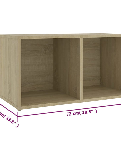 Încărcați imaginea în vizualizatorul Galerie, Dulapuri TV 2 buc., stejar Sonoma,72x35x36,5 cm, lemn prelucrat - Lando
