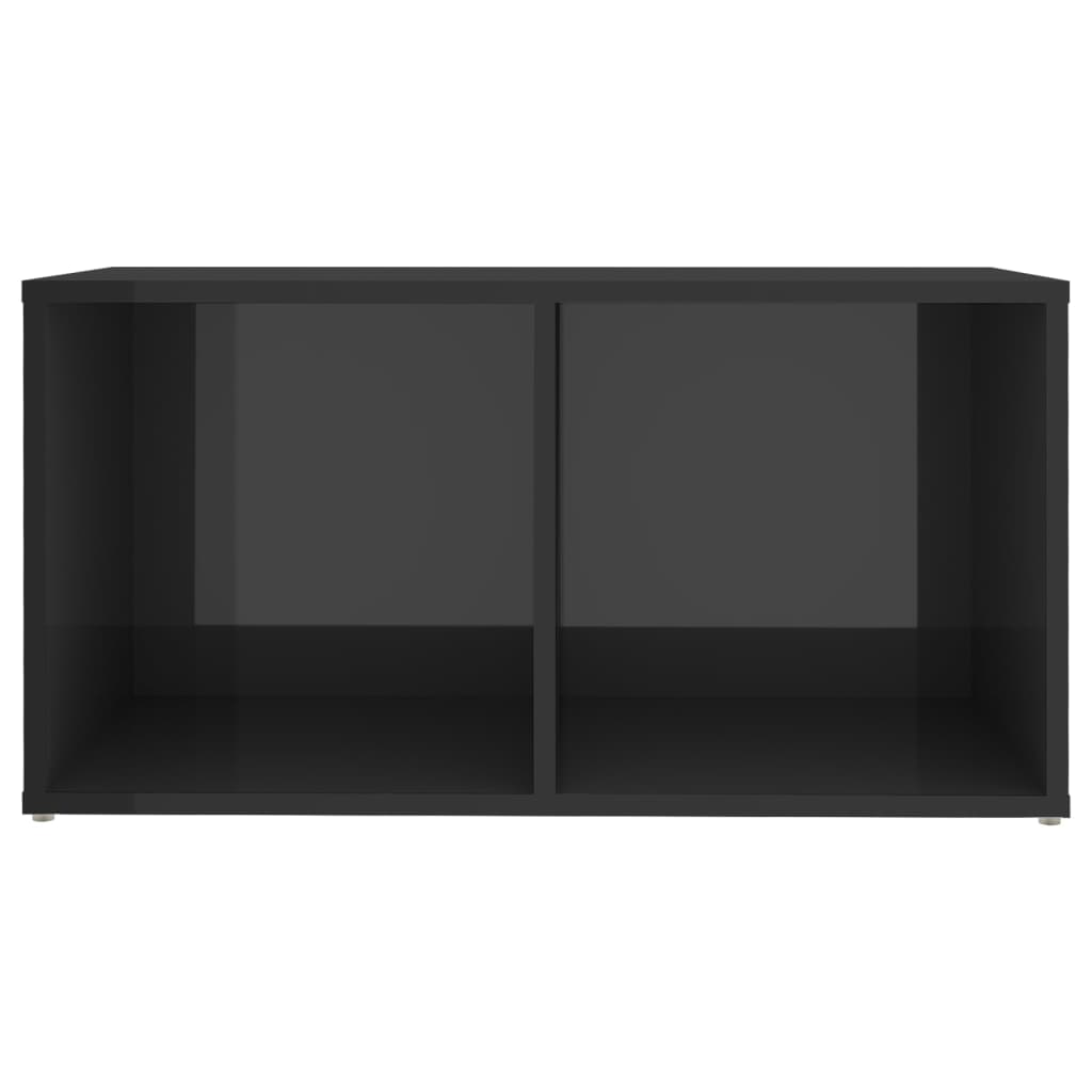 Dulapuri TV 4 buc gri extralucios 72x35x36,5 cm lemn prelucrat Lando - Lando