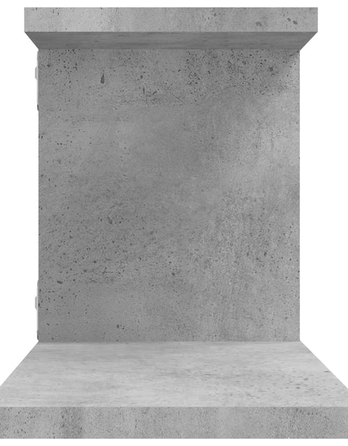 Încărcați imaginea în vizualizatorul Galerie, Raft TV cu montaj pe perete, gri beton, 125x18x23 cm, PAL Lando - Lando
