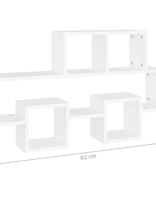 Încărcați imaginea în vizualizatorul Galerie, Raft de perete în formă de mașină, alb, 82x15x51cm, PAL Lando - Lando
