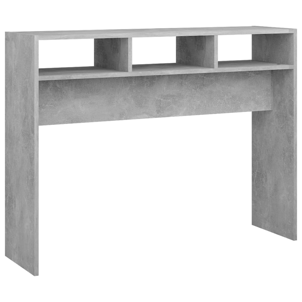 Masă consolă, gri beton, 105x30x80 cm, PAL Lando - Lando