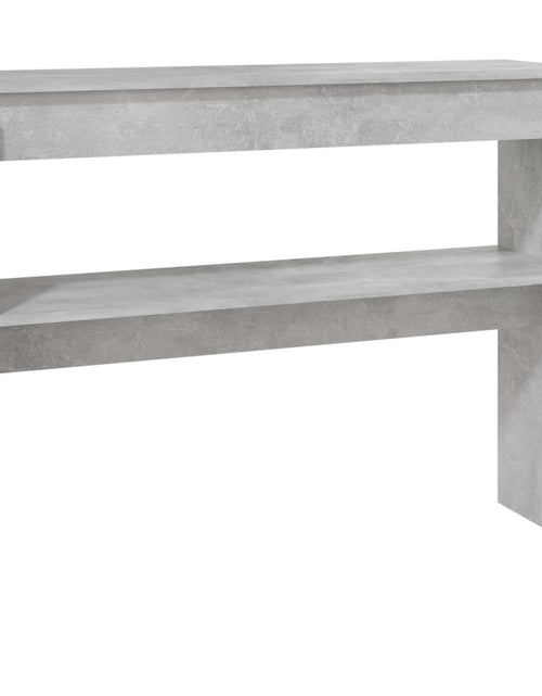 Încărcați imaginea în vizualizatorul Galerie, Masă consolă, gri beton, 102x30x80 cm, PAL Lando - Lando

