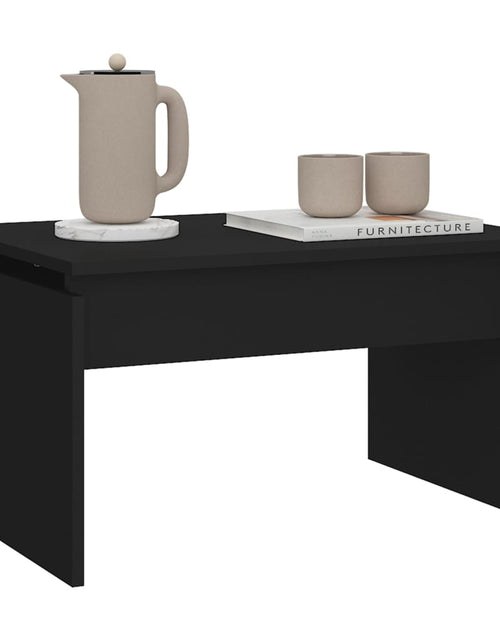 Încărcați imaginea în vizualizatorul Galerie, Măsuță de cafea, negru, 68x50x38 cm, PAL Lando - Lando
