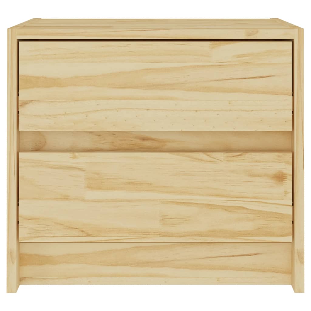 Noptiere, 2 buc., 40x30,5x35,5 cm, lemn masiv de pin - Lando