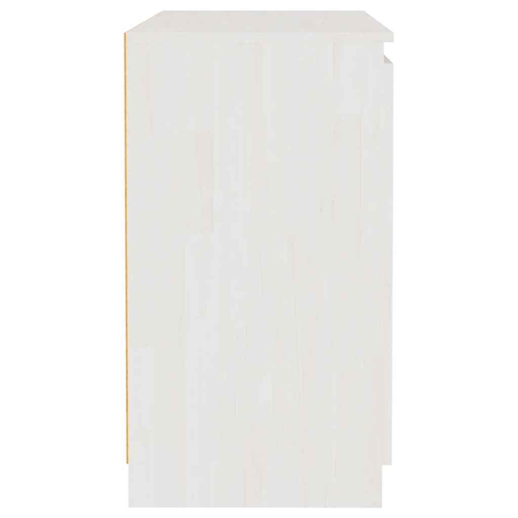 Dulap lateral, alb, 60x36x65 cm, lemn masiv de pin Lando - Lando
