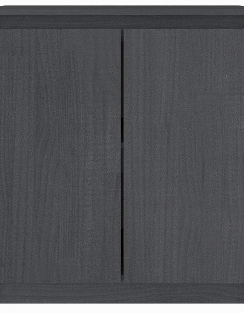Загрузите изображение в средство просмотра галереи, Dulap lateral, gri, 60x36x65 cm, lemn masiv de pin Lando - Lando
