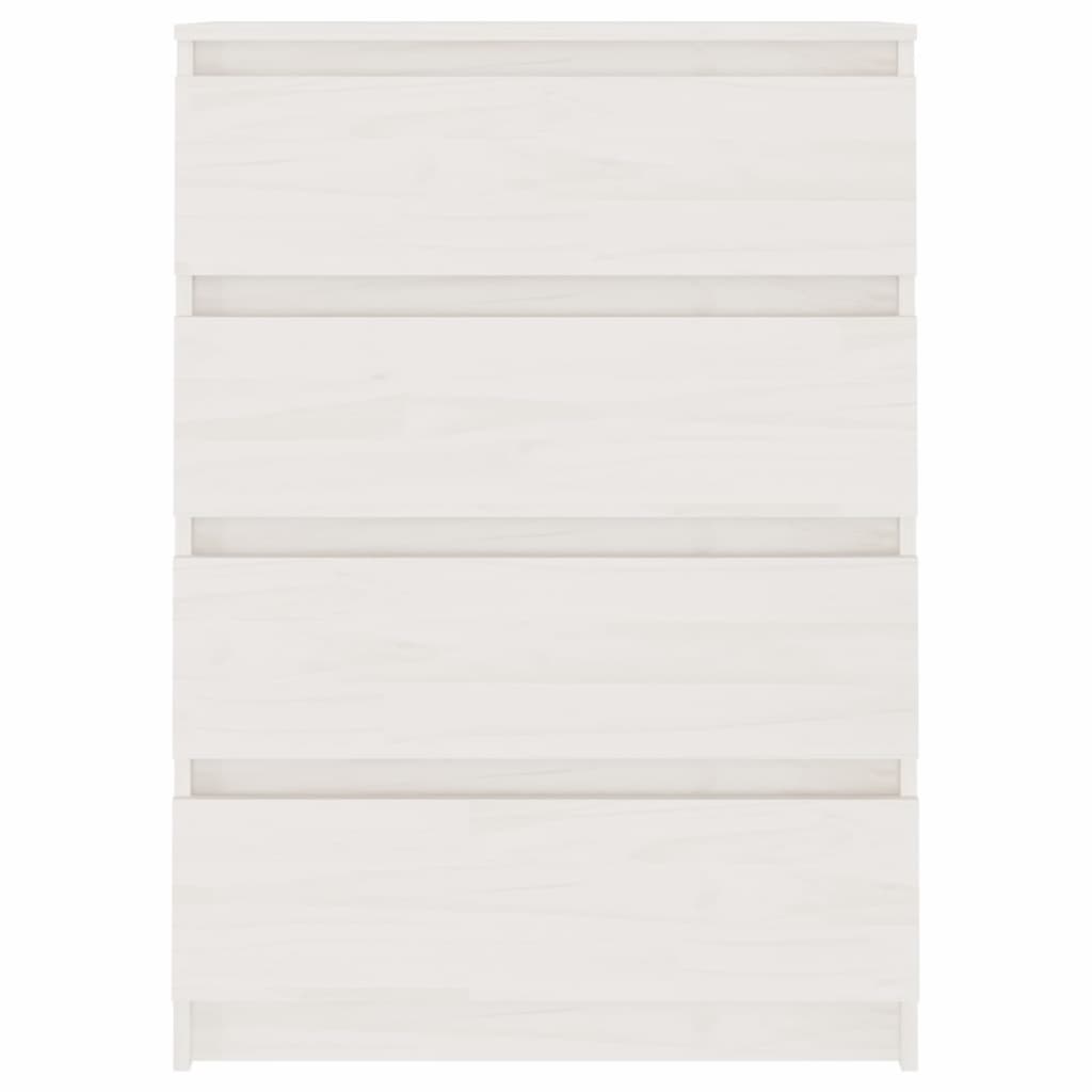 Dulap lateral, alb, 60x36x84 cm, lemn masiv de pin Lando - Lando