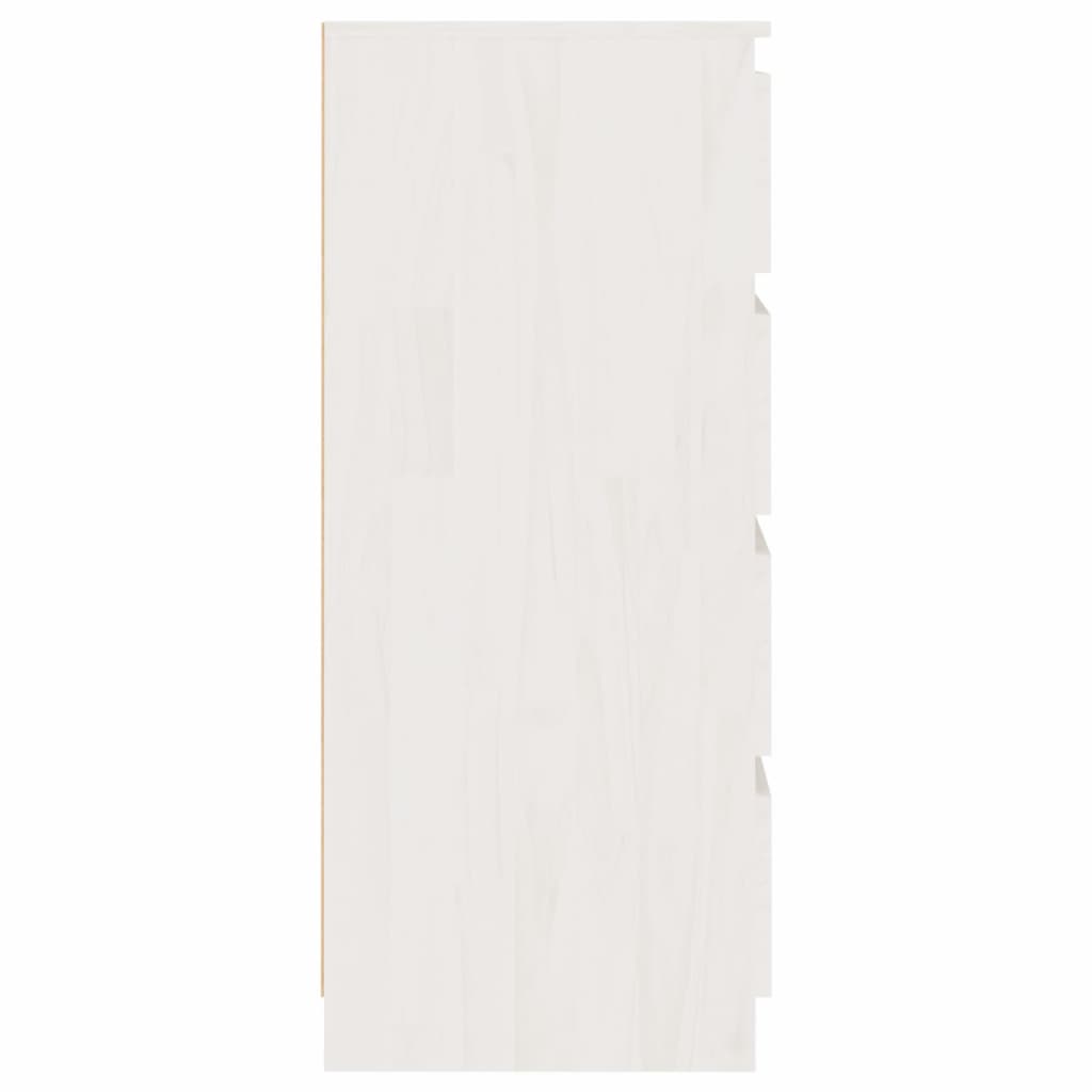 Dulap lateral, alb, 60x36x84 cm, lemn masiv de pin Lando - Lando