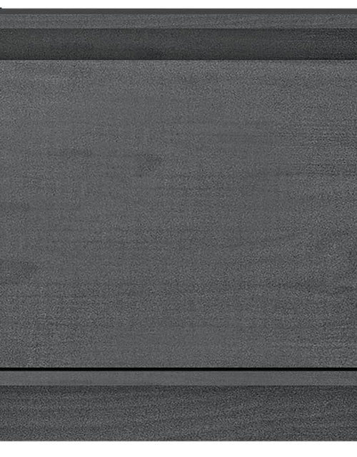 Încărcați imaginea în vizualizatorul Galerie, Noptieră, gri, 40x30,5x40 cm, lemn masiv de pin - Lando

