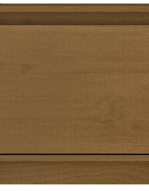 Încărcați imaginea în vizualizatorul Galerie, Noptieră, maro miere, 40x30,5x40 cm, lemn masiv de pin - Lando
