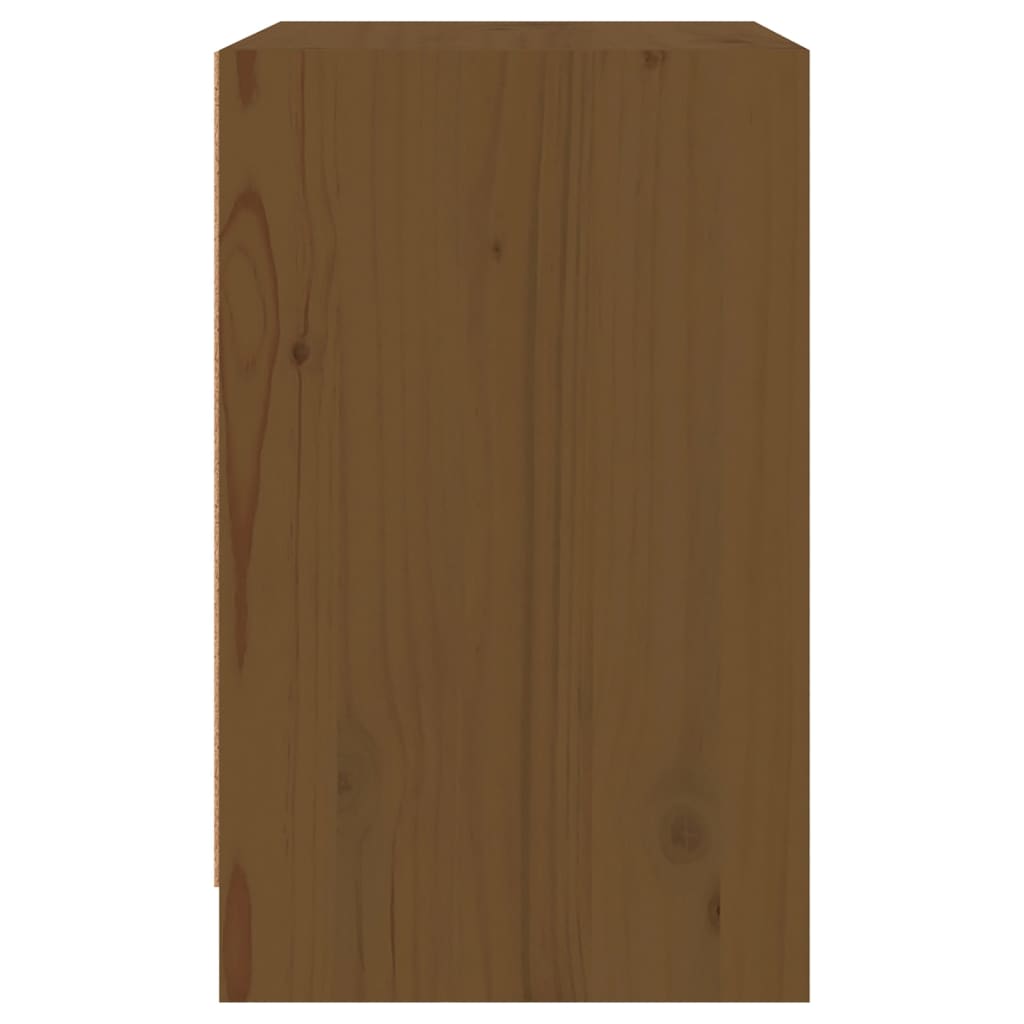 Noptiere, 2 buc., maro miere, 40x31x50 cm, lemn masiv de pin - Lando