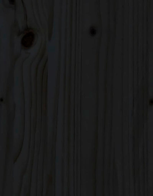 Încărcați imaginea în vizualizatorul Galerie, Noptieră, negru, 40x31x50 cm, lemn masiv de pin - Lando
