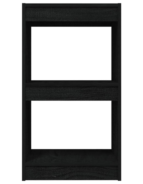 Загрузите изображение в средство просмотра галереи, Bibliotecă, negru, 40x30x71,5 cm, lemn masiv de pin Lando - Lando
