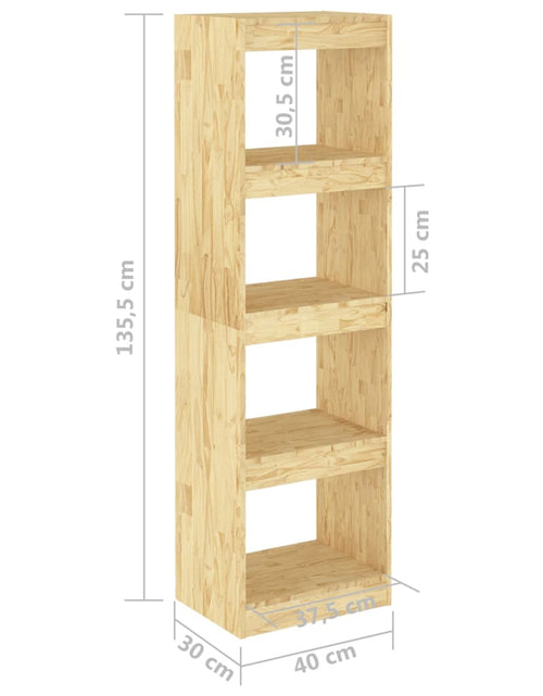 Загрузите изображение в средство просмотра галереи, Bibliotecă/Separator cameră, 40x30x135,5 cm, lemn masiv de pin Lando - Lando
