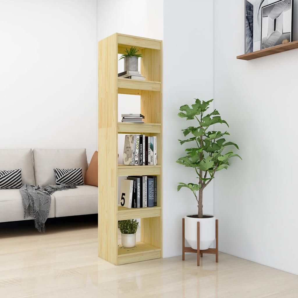 Bibliotecă/Separator cameră, 40x30x167,5 cm, lemn masiv pin Lando - Lando