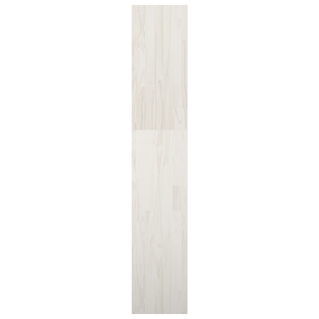 Bibliotecă/Separator cameră, alb, 40x30x167,5 cm lemn masiv pin Lando - Lando