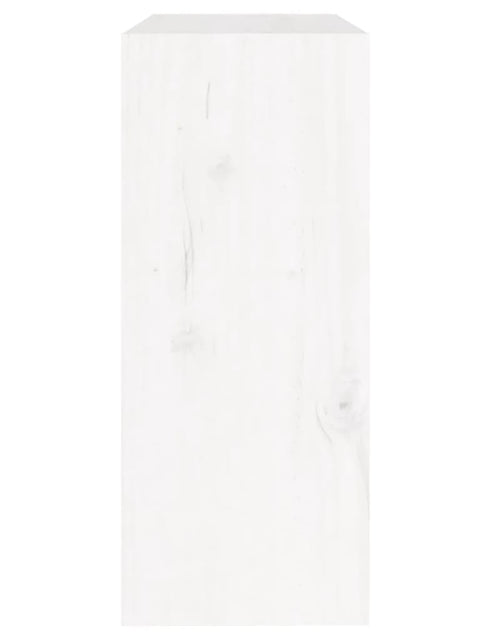 Încărcați imaginea în vizualizatorul Galerie, Bibliotecă/Separator cameră,alb,60x30x71,5 cm,lemn masiv de pin Lando - Lando
