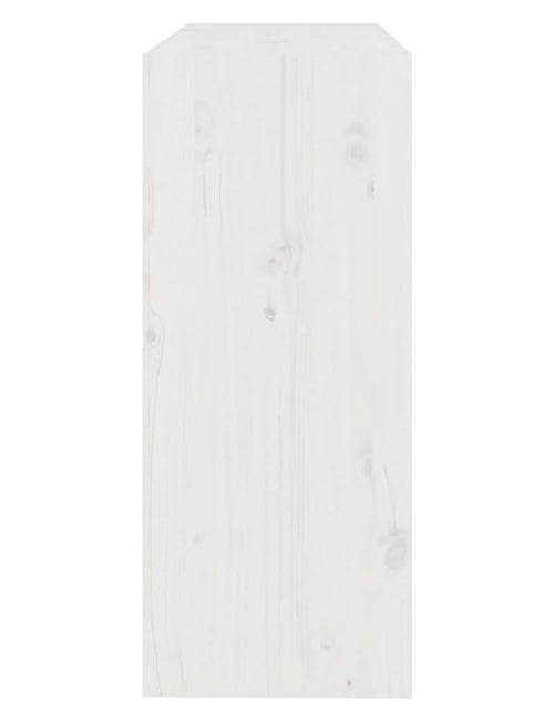 Загрузите изображение в средство просмотра галереи, Bibliotecă/Separator cameră alb 80x30x71,5 cm lemn masiv de pin Lando - Lando
