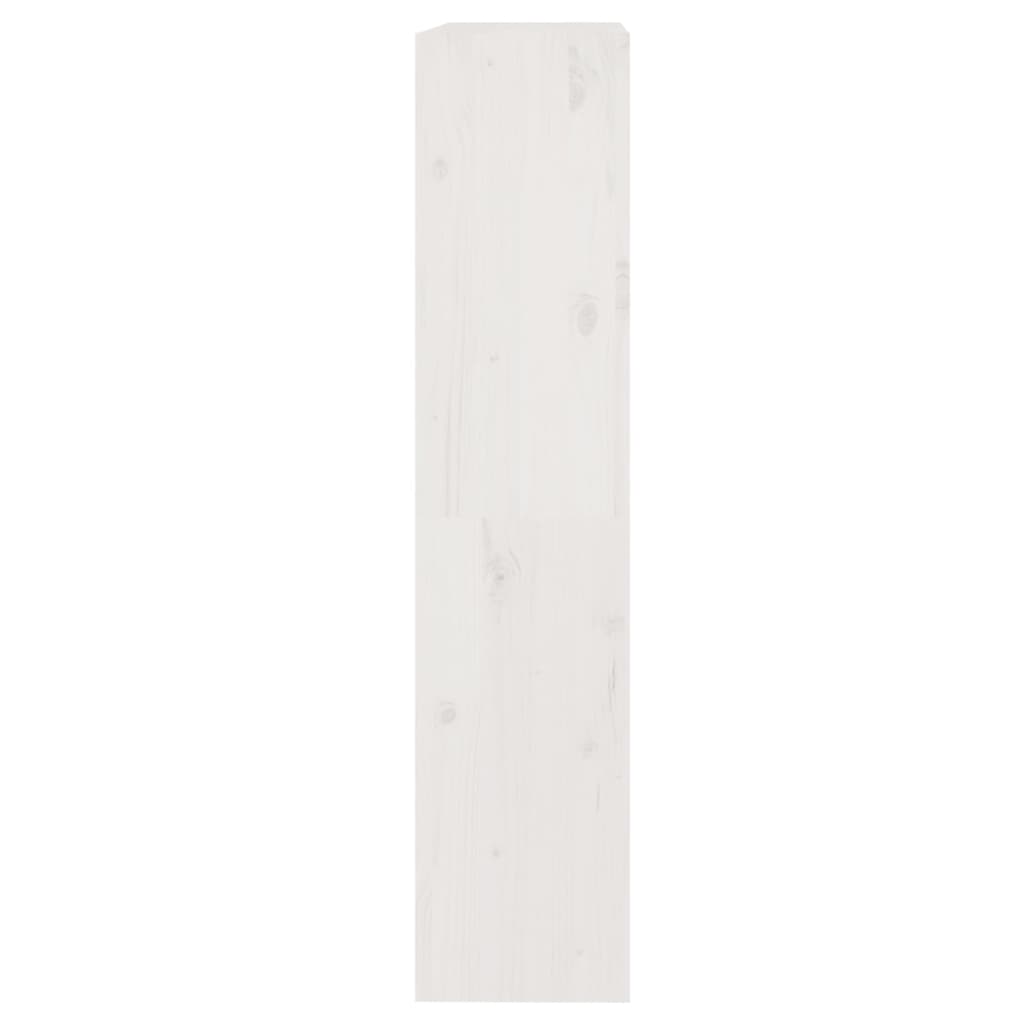 Bibliotecă/Separator cameră alb, 80x30x135,5 cm, lemn masiv pin Lando - Lando