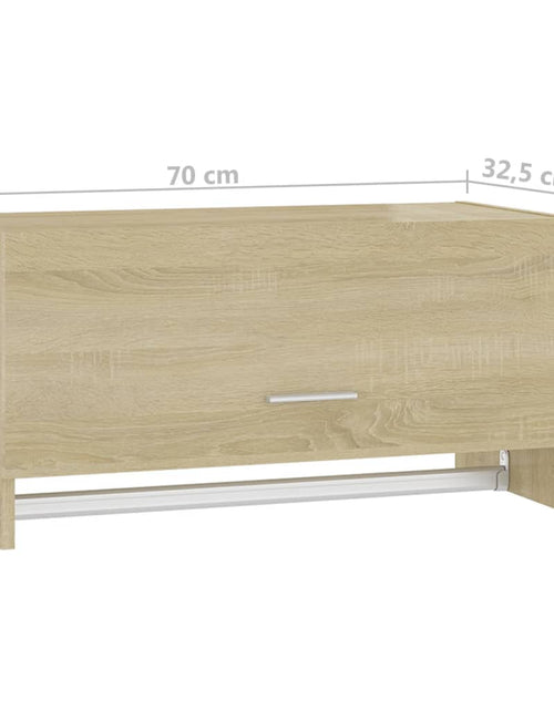 Загрузите изображение в средство просмотра галереи, Șifonier, stejar sonoma, 70x32,5x35 cm, PAL - Lando
