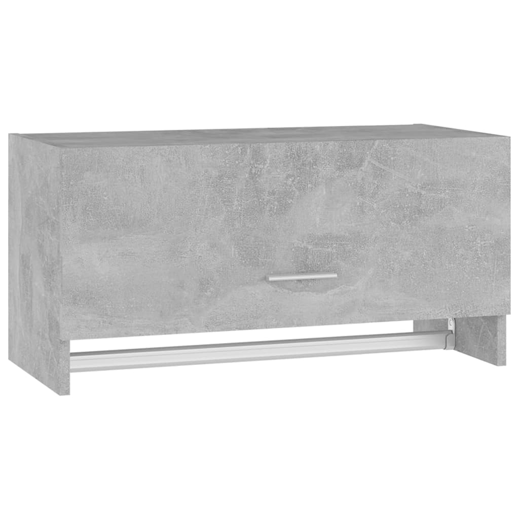 Șifonier, gri beton, 70x32,5x35 cm, PAL - Lando