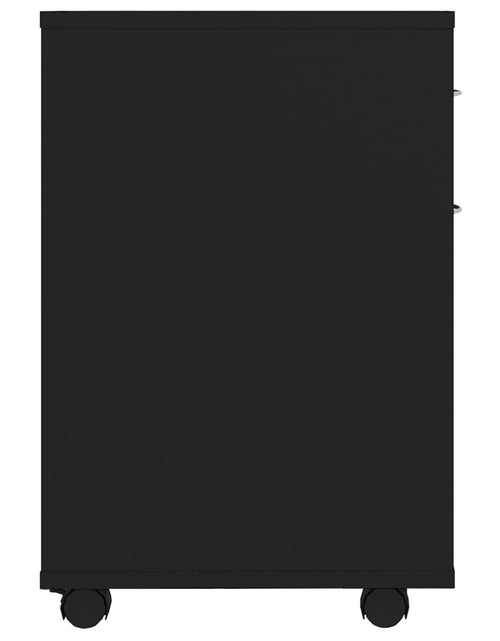 Încărcați imaginea în vizualizatorul Galerie, Dulap cu roți, negru, 45x38x54 cm, PAL - Lando
