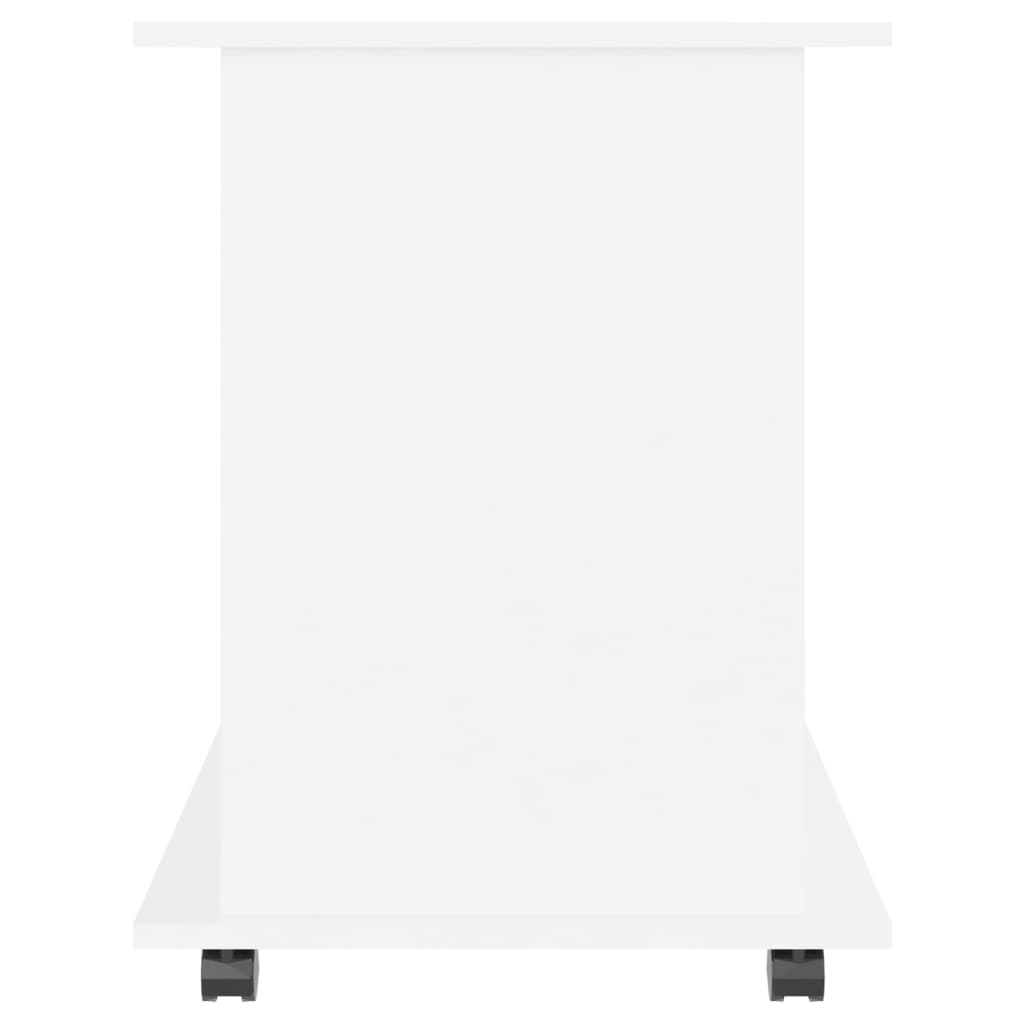 Dulap cu roți, alb, 60x45x60 cm, PAL - Lando