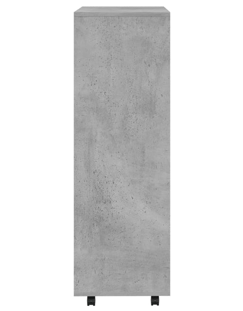 Загрузите изображение в средство просмотра галереи, Șifonier, gri beton, 80x40x110 cm, PAL - Lando

