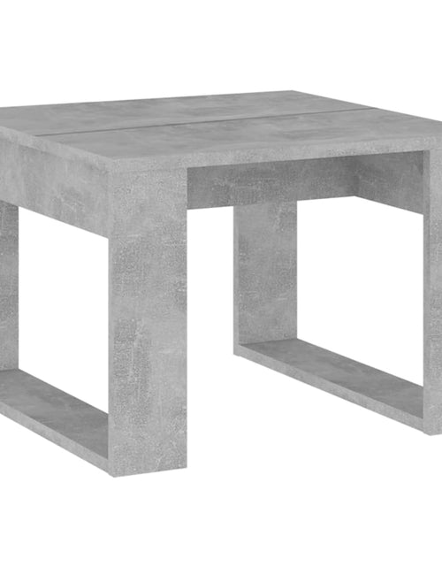 Загрузите изображение в средство просмотра галереи, Masă laterală, gri beton, 50x50x35 cm, PAL Lando - Lando
