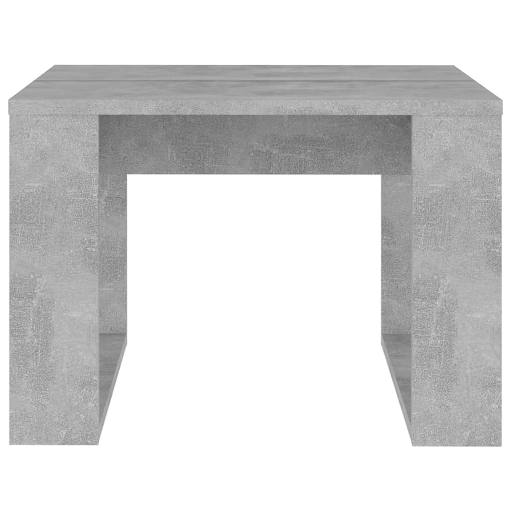 Masă laterală, gri beton, 50x50x35 cm, PAL Lando - Lando