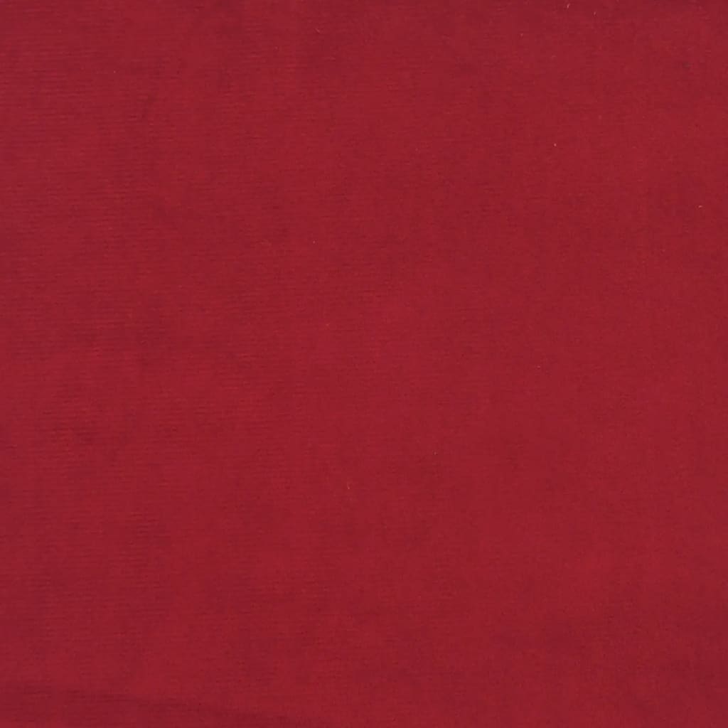 Taburet, roșu vin, 78x56x32 cm, catifea Lando - Lando