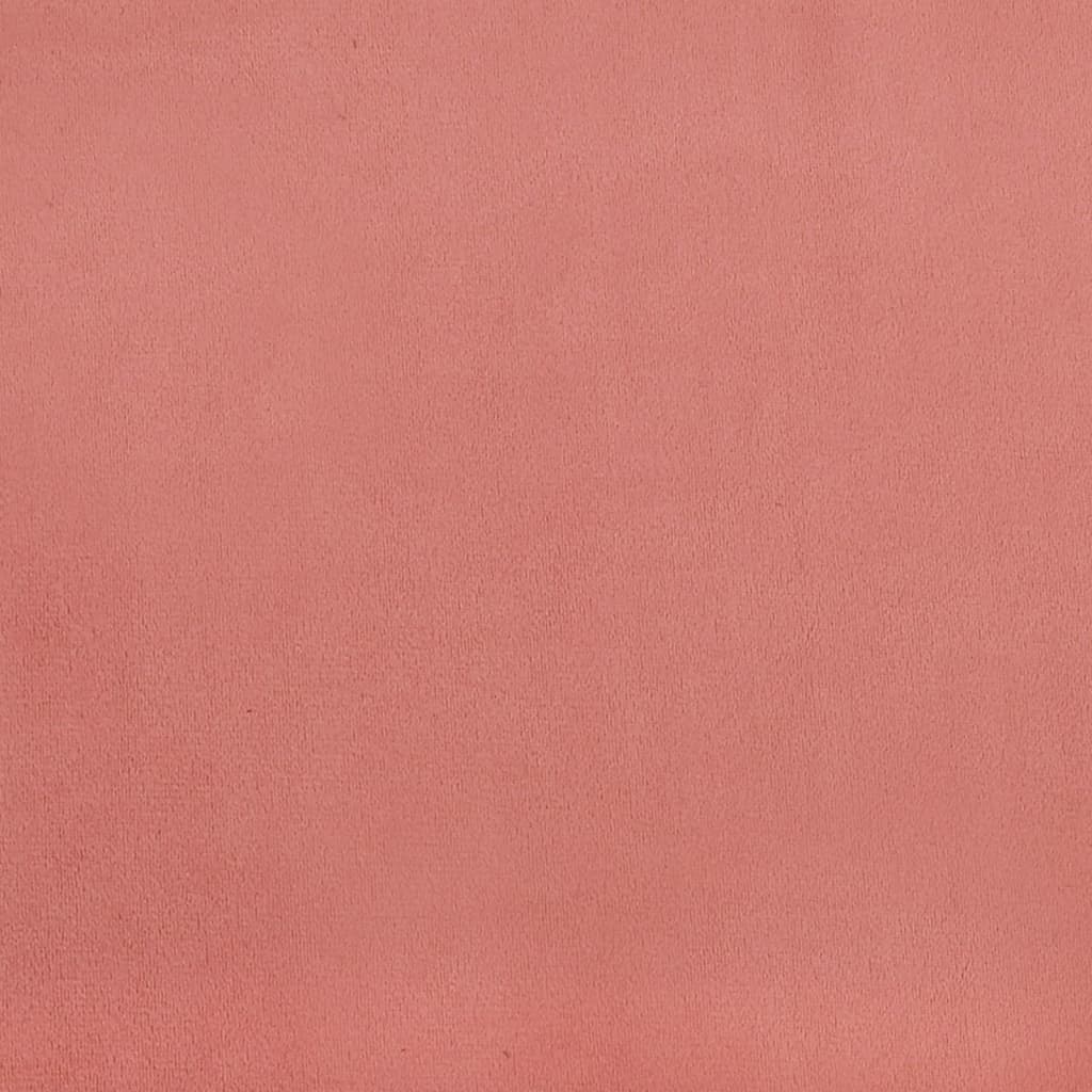 Taburet, roz, 78x56x32 cm, catifea Lando - Lando
