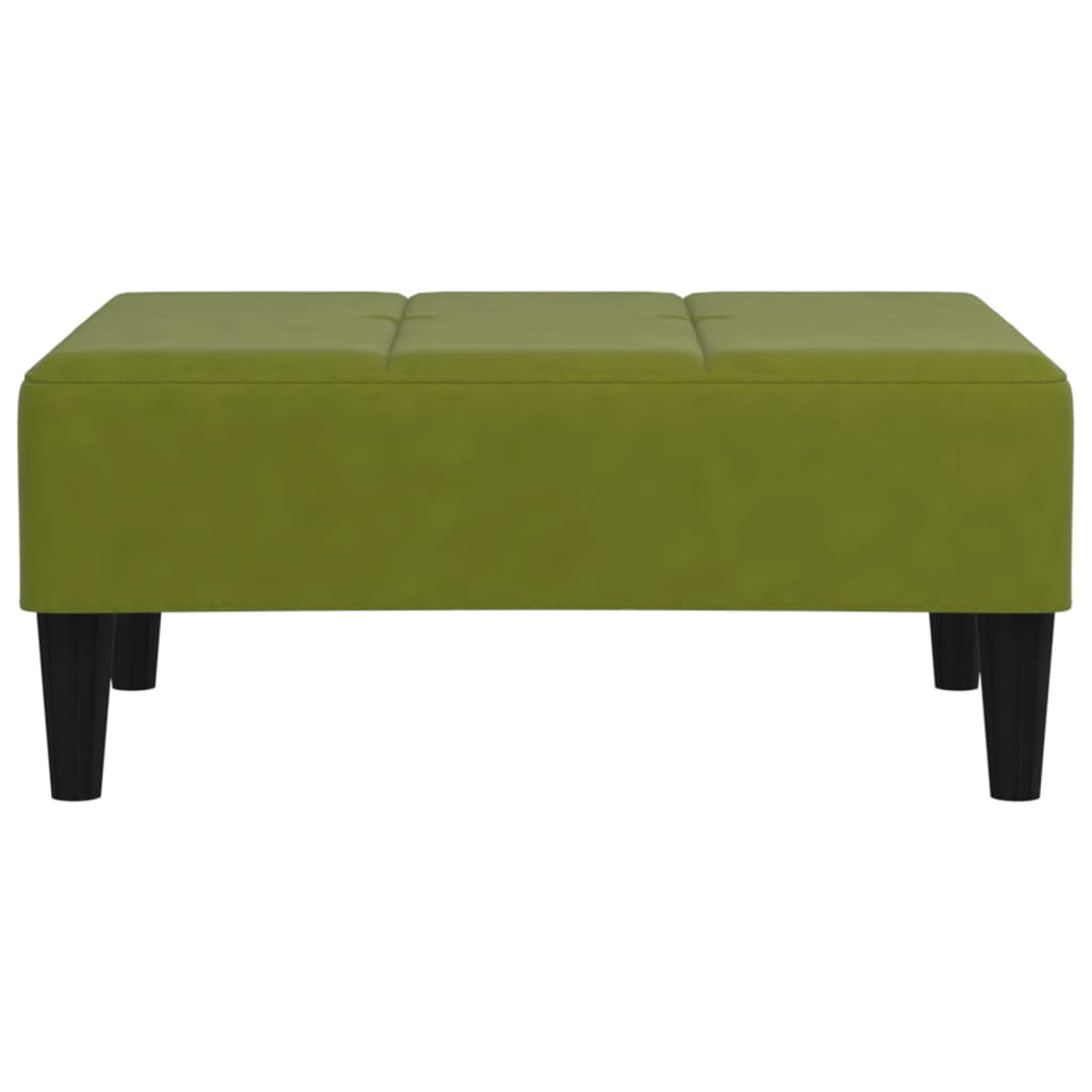 Taburet, verde deschis, 78x56x32 cm, catifea Lando - Lando