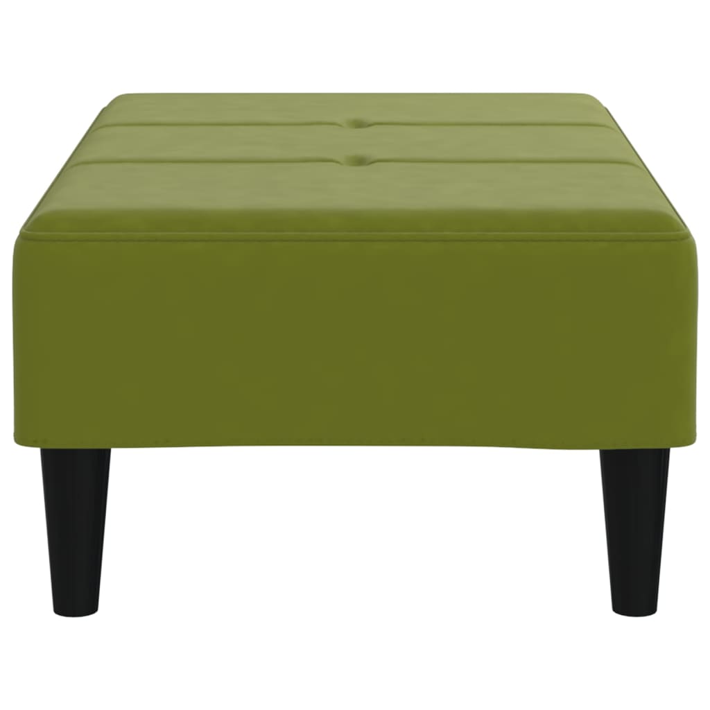 Taburet, verde deschis, 78x56x32 cm, catifea Lando - Lando