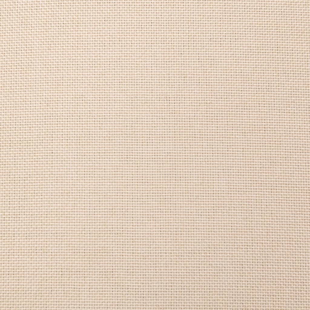 Taburet, crem, 78x56x32 cm, material textil Lando - Lando