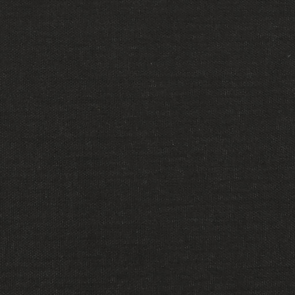 Taburet, negru, 78x56x32 cm, material textil Lando - Lando